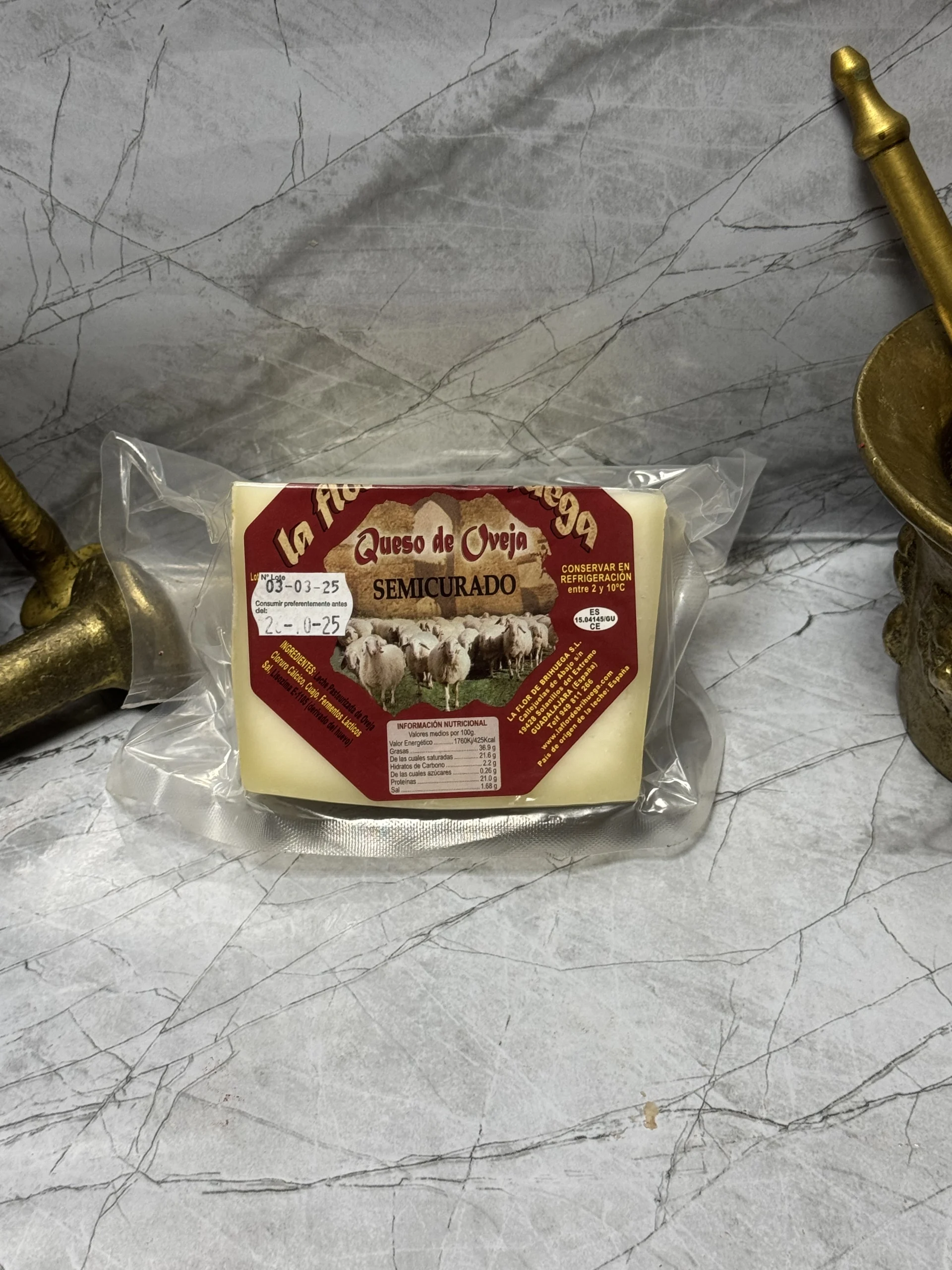 Queso de Oveja Semicurado – Brihuega 2