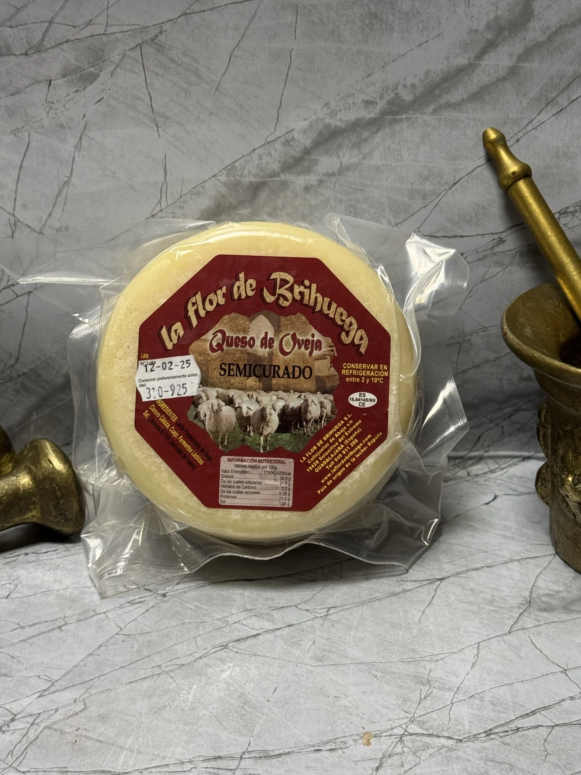 Queso de Oveja Semicurado – Brihuega